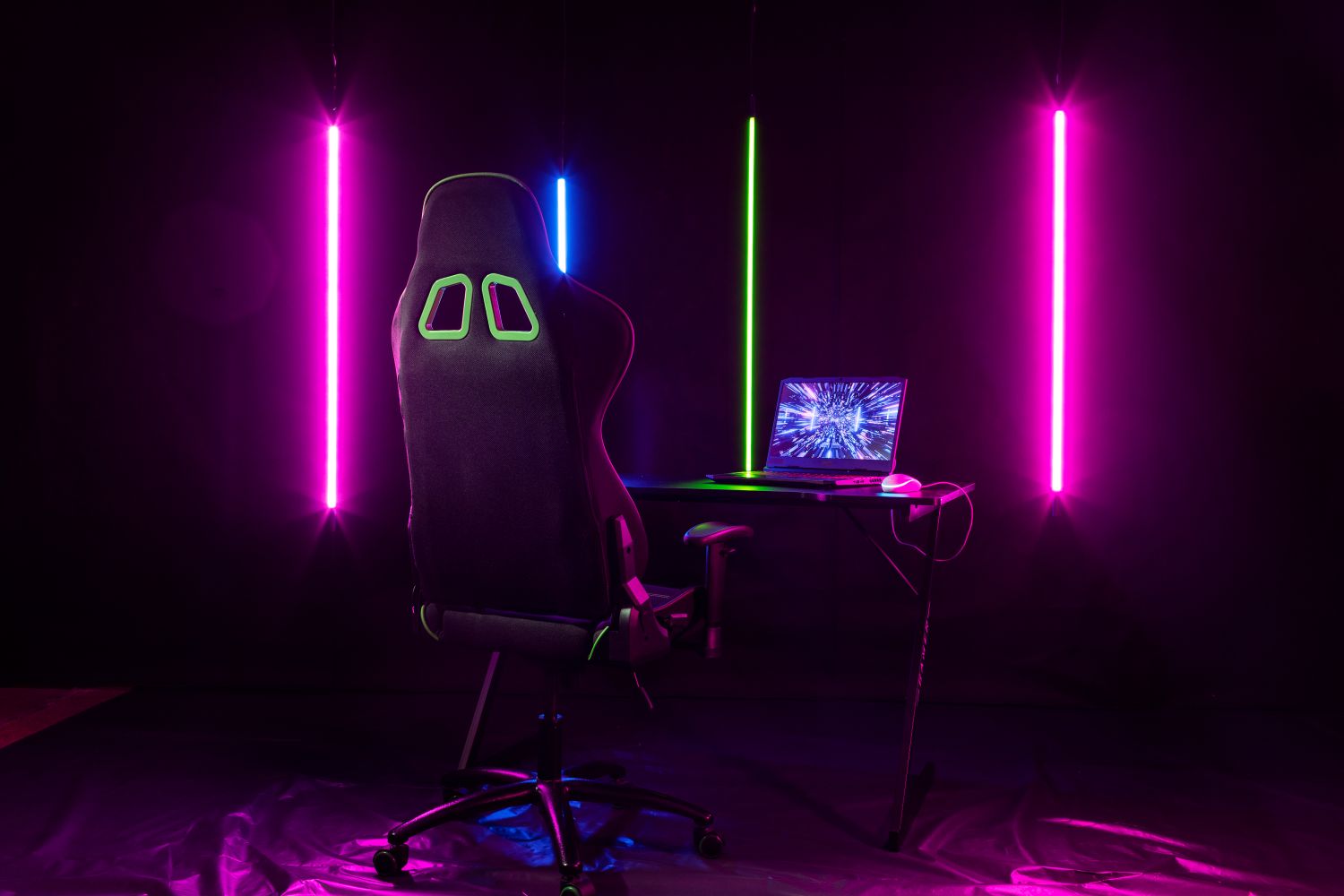 gaming set up